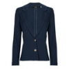 Vero Moda Kabátok / Blézerek VMEVA LS SLIM BLAZER W. GOLD BUTTON  GA Tengerész EU XS