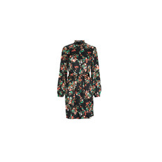 Vero Moda Rövid ruhák VMCANA L/S ABK SHIRT DRESS WVN BTQ Fekete EU S