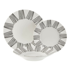 Versa Evőeszközök Versa New Lines Porcelán (18 Darabok) tányér és evőeszköz