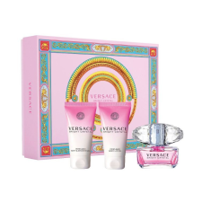 Versace Bright Crystal Ajándékszett, Eau de Toilette 50ml + SG 50ml + BL 50ml, női kozmetikai ajándékcsomag