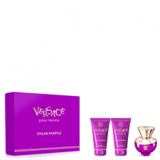 Versace Dylan Purple, SET: edp 50ml + Testápoló 50ml + tusfürdő gél 50ml kozmetikai ajándékcsomag