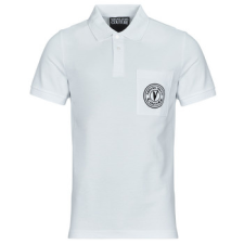 Versace Jeans Couture Rövid ujjú galléros pólók 78GAGT01 Fehér EU XL férfi póló