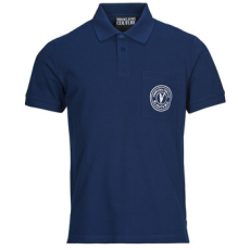 Versace Jeans Couture Rövid ujjú galléros pólók 78GAGT01 Kék EU M