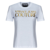 Versace Jeans Couture Rövid ujjú pólók 78HAHT01 Fehér EU XS