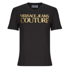 Versace Jeans Couture Rövid ujjú pólók 78HAHT01 Fekete EU XL