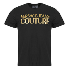 Versace Jeans Couture Rövid ujjú pólók 80GAHT00 Fekete  EU L