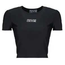 Versace Jeans Couture Rövid ujjú pólók 80HAH6A2 Fekete EU S