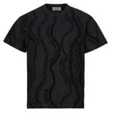 Versace Jeans Couture Rövid ujjú pólók MAGLIET.77GAH6R0 Fekete EU S férfi póló