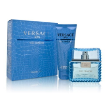 Versace Man Eau Fraiche EDT 100ML + 100ml Shower Gel Szett Uraknak kozmetikai ajándékcsomag