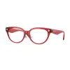 Versace VE3370D 5495 Red Transparent Demo Lens szemüveg