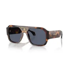 Versace VE4508U 55372V HAVANA DARK BLUE POLARIZED napszemüveg