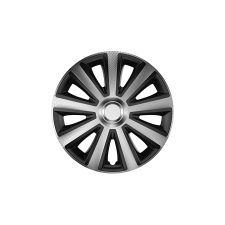 Versaco Dísztárcsa 15" Aviator Carbon Silver & Black (4 darabos garnitúra) dísztárcsa