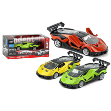  Versenyautó hátrahúzható 12 cm autópálya és játékautó