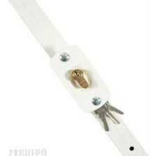 Vertex HEVEDERZÁR+CILINDER 1300MM KÉTSZÁRNYÚ VERTEX FEHÉR zár és alkatrészei