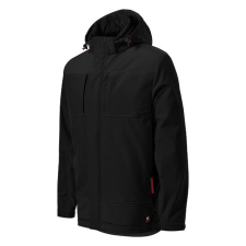 Vertex téli softshell kabát férfi fekete XL férfi kabát, dzseki