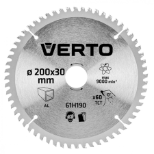 Verto 61H190 Körfűrészlap 200X30 Z60 fűrészlap