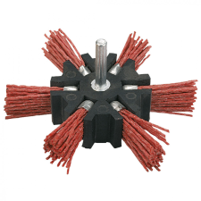 Verto kefe csapos 100mm műanyag szálas barkácsgép tartozék