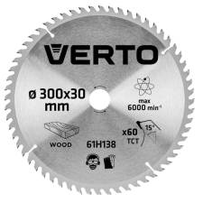 Verto körfűrészlap 300x30, z60 szerszám kiegészítő
