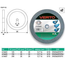 Verto VERTO Köszörűkorong 61H605 150 mm 2db köszörű