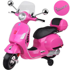 Vespa GTS Super 12V elektromos gyerek robogó oldalkerekekkel, USB, PA0333 elektromos járgány