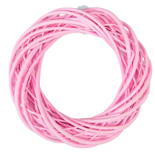  Vessző alap rózsaszín D35cm dekorációs kellék