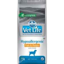 VET LIFE Dog Hipo Fish & Potato 2kg kutyaeledel