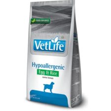 VET LIFE Hypoallergenic Egg &amp; Rice Dog 2kg kutyaeledel
