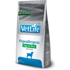 Vet Life Natural Diet Dog Hipo Egg & Rice 2kg kutyaeledel