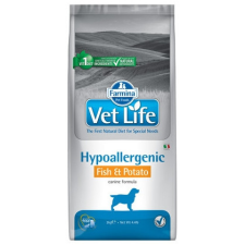  Vet Life Natural Diet Dog Hipo Fish &amp; potato 12kg kutyaeledel