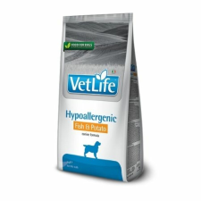 VET LIFE Natural Diet Dog Hypoallergenic Fish&Potato 12kg kutyaeledel