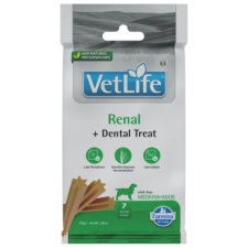  Vet Life Natural Diet Dog Jutalomfalat Renal Adult Med&max 100g jutalomfalat kutyáknak