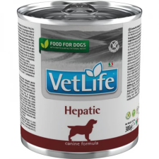 Vet Life Natural Diet Dog konzerv Hepatic 300g kutyaeledel