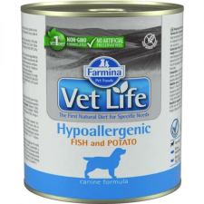  Vet Life Natural Diet Dog Konzerv Hypoallergenic Duck &amp; Potato 300g kutyaeledel