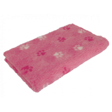 VetBed Csúszásmentes, Ízületkímélő Kutyafekhely Rózsaszín, 2 féle tappancs mintával 150x100 cm szállítóbox, fekhely kutyáknak