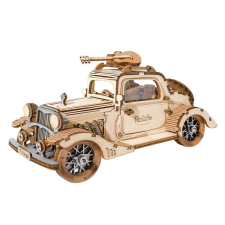 Veterán autó 3D fa puzzle modell -164db-os puzzle, kirakós