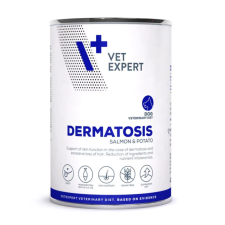 VetExpert Veterinary Diet Dermatosis konzerv kutyáknak lazac & burgonya 400 g kutyaeledel
