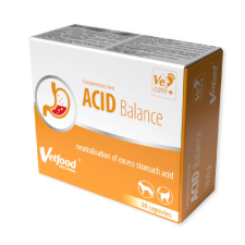 Vetfood Vetfood Acid Balance gyomorsav lekötő kapszula 30db vitamin, táplálékkiegészítő kutyáknak