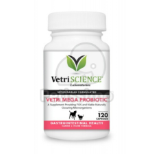  Vetri mega-probiotikum kutyáknak és macskáknak 120 db vitamin, táplálékkiegészítő kutyáknak