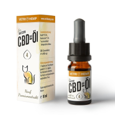 VetriHemp CBD olaj cicáknak 4% 10 ml 400mg vitamin, táplálékkiegészítő kutyáknak