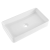 Vevor Kerámia mosdókagyló 609x351x112 mm fehér pultra ültethető fürdőszobai mosdó