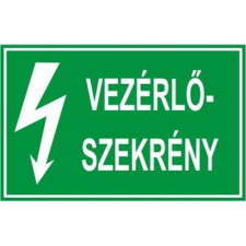  Vezérlőszekrény - műanyag, 150*100mm információs tábla, állvány