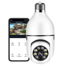  Vezeték nélküli, forgatható IP kamera E27 megfigyelő kamera