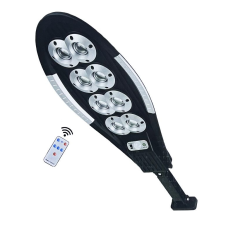  Vezeték nélküli Napelemes 200W 8 COB LED utcai fali lámpa fény-mozgásérzékelős távirányítóval - F... kültéri világítás