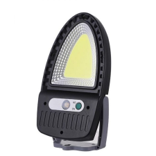  Vezeték nélküli Napelemes COB LED fali lámpa fény-mozgásérzékelős - YX-608A kültéri világítás