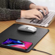 Vezeték nélküli Qi Mobiltöltő Egérpad egérpad