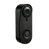  Vezeték nélküli Videós Kapucsengő, Kaputelefon funkció, IP65 védelem (eső és por), éjjellátó funkció, Tuya App, fekete