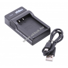 VHBW Helyettesítő akkutöltő micro USB Canon típus LP-E17 digitális fényképező akkumulátor töltő