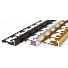 Vi-A-R Csempe élvédő prémium szögletes 10 mm glett, gipsz, csemperagasztó, por
