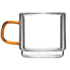 VIALLI DESIGN csészeszett, dupla falú, 80 ml, 2 dartab_AMBER 8579