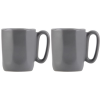 VIALLI DESIGN , kerámia, 80 ml, 2 darab, szürke _ FUORI 29958